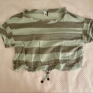 Anthropologie Cropped Top